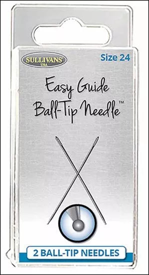 Sullivans Easy Guide Ball-Tip Needles 2/Pkg-Size 28 (34mm)