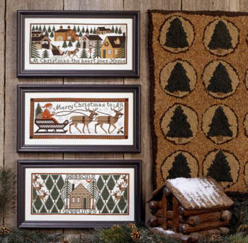 Home for Christmas - The Prairie Schooler - Cross Stitch Pattern, Needlecraft Patterns, The Crafty Grimalkin - A Cross Stitch Store