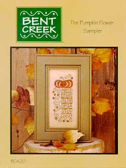 Pumpkin Flower Sampler - Bent Creek - Cross Stitch Pattern, Needlecraft Patterns, Needlecraft Patterns, The Crafty Grimalkin - A Cross Stitch Store