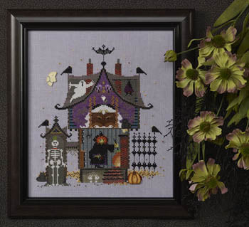 Open House (Three Gables sequel) - Cross Eyed Cricket - Cross Stitch Pattern, Needlecraft Patterns, Needlecraft Patterns, The Crafty Grimalkin - A Cross Stitch Store