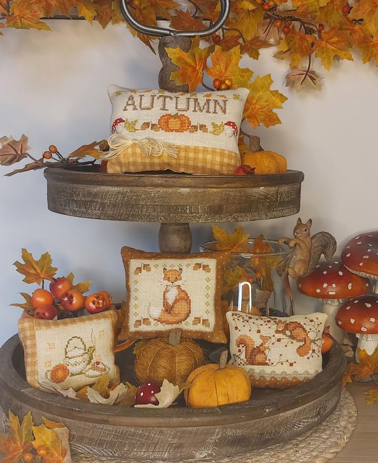 Autumn Set Pillows - Serenità Di Campagna - Cross Stitch Pattern