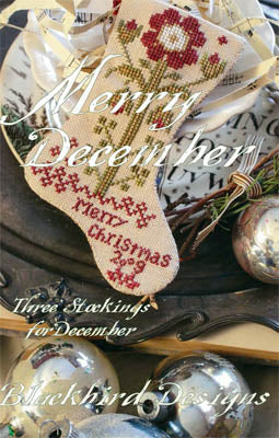 Merry December - Blackbird Designs - Cross Stitch Pattern, Needlecraft Patterns, Needlecraft Patterns, The Crafty Grimalkin - A Cross Stitch Store