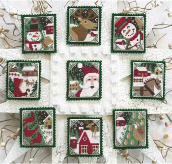 Snowy Nights - The Prairie Schooler - Cross Stitch Pattern, Needlecraft Patterns, The Crafty Grimalkin - A Cross Stitch Store