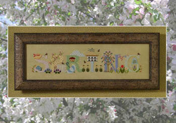 Spring - Cross Eyed Cricket - Cross Stitch Pattern, Needlecraft Patterns, Needlecraft Patterns, The Crafty Grimalkin - A Cross Stitch Store