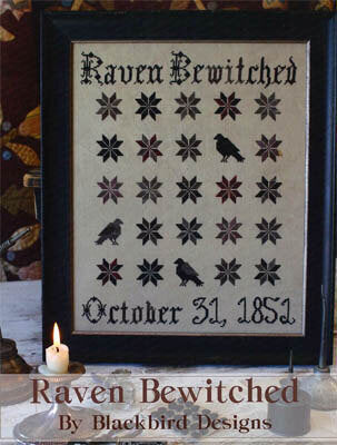 Raven Bewitched - Blackbird Designs - Cross Stitch Pattern, Needlecraft Patterns, Needlecraft Patterns, The Crafty Grimalkin - A Cross Stitch Store