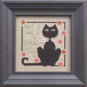 Happy Black Cat Day - The Trilogy - Cross Stitch Pattern