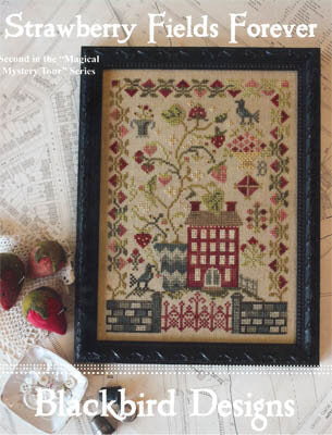 Strawberry Fields Forever - Blackbird Designs - Cross Stitch Pattern, Needlecraft Patterns, Needlecraft Patterns, The Crafty Grimalkin - A Cross Stitch Store