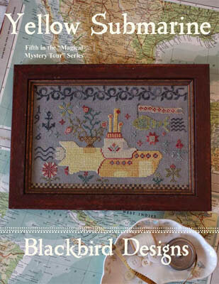 Yellow Submarine - Blackbird Designs - Cross Stitch Pattern, Needlecraft Patterns, Needlecraft Patterns, The Crafty Grimalkin - A Cross Stitch Store