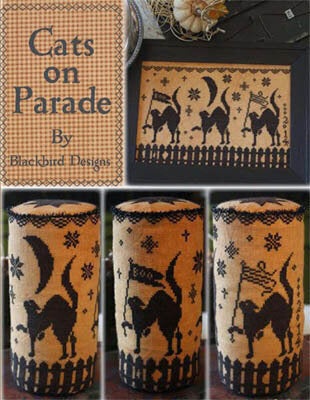 Cats on Parade - Blackbird Designs - Cross Stitch Pattern, Needlecraft Patterns, Needlecraft Patterns, The Crafty Grimalkin - A Cross Stitch Store