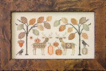 Deer Friends - Plum Street Samplers - Cross Stitch Pattern, Needlecraft Patterns, Needlecraft Patterns, The Crafty Grimalkin - A Cross Stitch Store