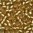 Frosted Gold 16031 -  Mill Hill Glass Size 6 Beads, Beads, Beads, The Crafty Grimalkin - A Cross Stitch Store