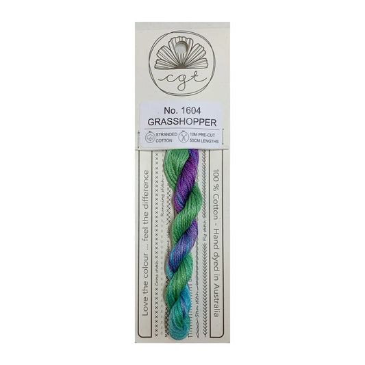 Grasshopper - Cottage Garden Threads, Thread & Floss, The Crafty Grimalkin - A Cross Stitch Store