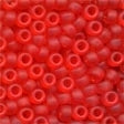 Frosted Red Red 16617 -  Mill Hill Glass Size 6 Beads, Beads, Beads, The Crafty Grimalkin - A Cross Stitch Store