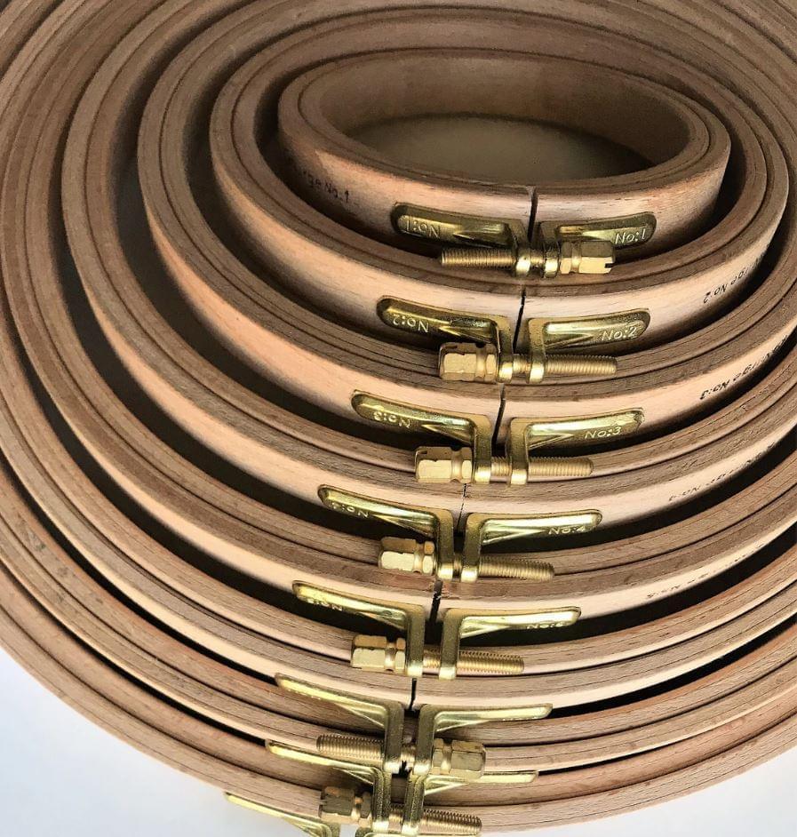 16mm Screwed Wooden Embroidery Hoop Nurge 110-2