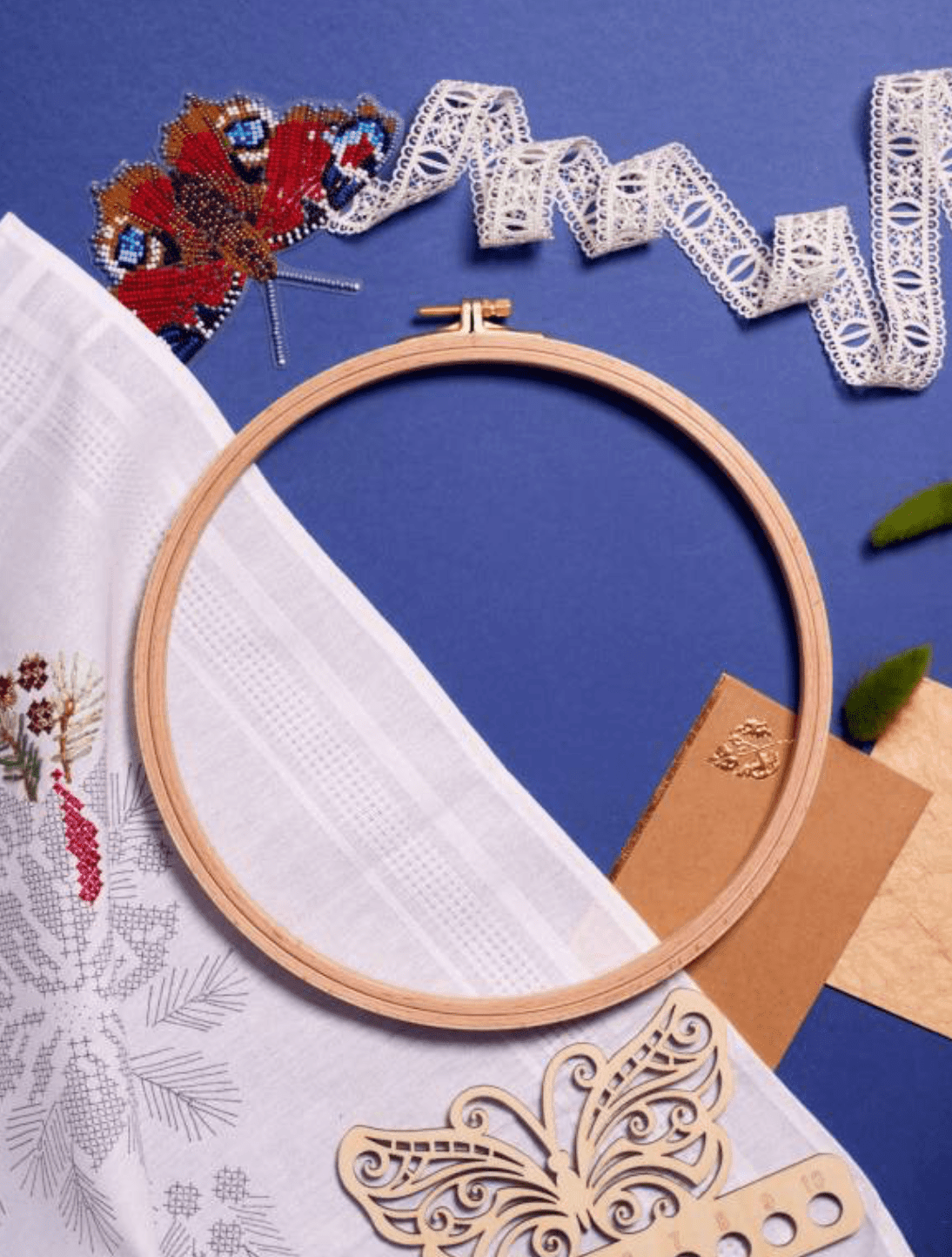 16mm Screwed Wooden Embroidery Hoop Nurge 110-6