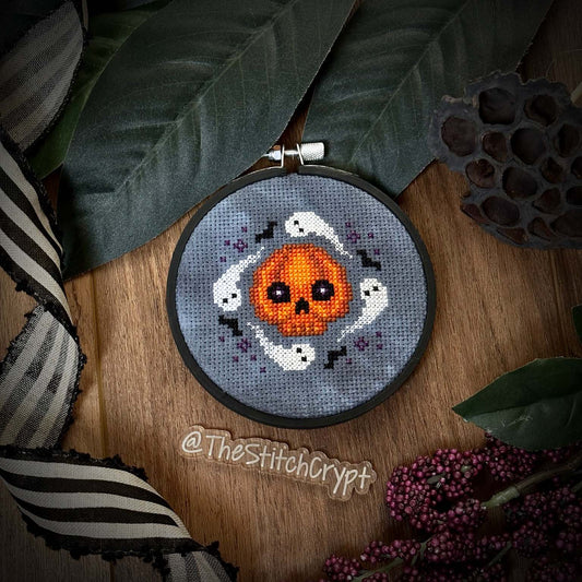 All Hallows Skull - Stitch Crypt - Cross Stitch Pattern