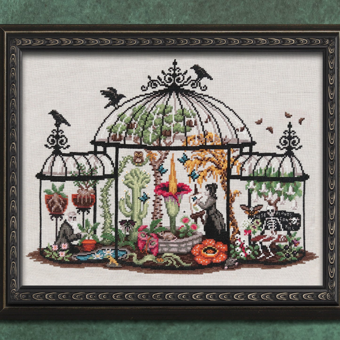 Greenhouse of Oddities - Lola Crow - Cross Stitch Pattern