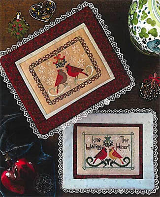 Winter Valentine - The Blue Flower - Cross Stitch Pattern, Needlecraft Patterns, Needlecraft Patterns, The Crafty Grimalkin - A Cross Stitch Store