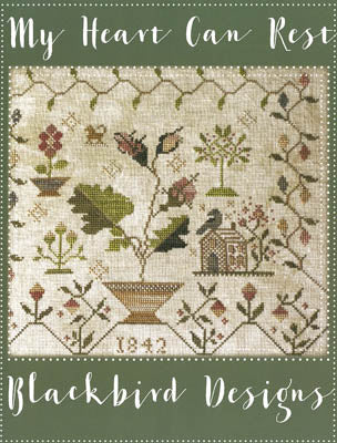 My Heart Can Rest - Blackbird Designs - Cross Stitch Pattern, Needlecraft Patterns, Needlecraft Patterns, The Crafty Grimalkin - A Cross Stitch Store