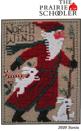 2020 Santa - North Wind - The Prairie Schooler - Cross Stitch Pattern