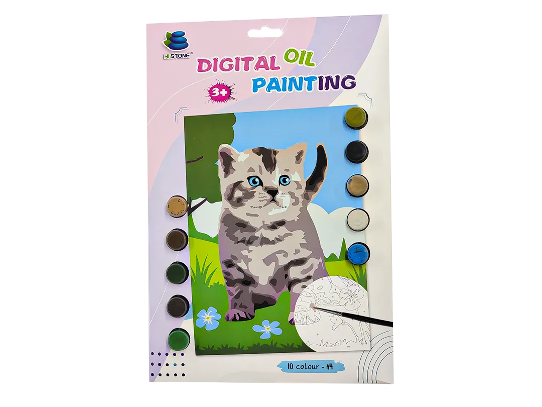 Cat Paint by Numbers Kit F07M1-6-Cat, Art & Craft Kits, The Crafty Grimalkin - A Cross Stitch Store