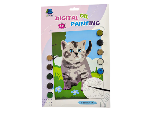 Cat Paint by Numbers Kit F07M1-6-Cat, Art & Craft Kits, The Crafty Grimalkin - A Cross Stitch Store