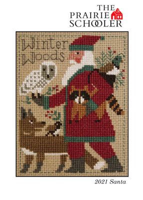 2021 Santa - Winter Woods - The Prairie Schooler - Cross Stitch Pattern