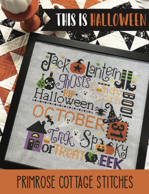 This is Halloween - Primrose Cottage Stitches - Cross Stitch Patterns, Needlecraft Patterns, Needlecraft Patterns, The Crafty Grimalkin - A Cross Stitch Store