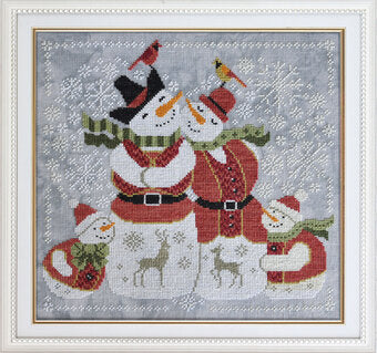 Snow in Love - Cottage Garden Samplings - Cross Stitch Pattern, Needlecraft Patterns, Needlecraft Patterns, The Crafty Grimalkin - A Cross Stitch Store