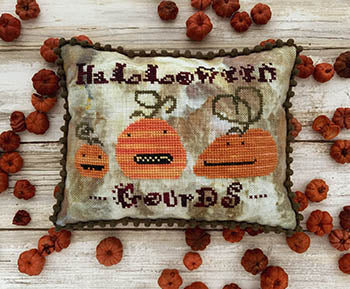 Halloween Gourds - Lucy Beam - Cross Stitch Pattern, Needlecraft Patterns, The Crafty Grimalkin - A Cross Stitch Store