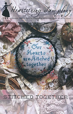 Stitched Together -  Heartstring Samplery - Cross Stitch Pattern, Needlecraft Patterns, The Crafty Grimalkin - A Cross Stitch Store