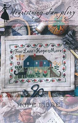 Hope More - Heartstring Samplery - Cross Stitch Pattern, Needlecraft Patterns, The Crafty Grimalkin - A Cross Stitch Store