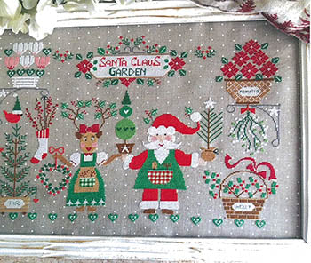 Santa Claus Pollice Verde - Cuore E Batticuore - Cross Stitch Pattern, Needlecraft Patterns, The Crafty Grimalkin - A Cross Stitch Store