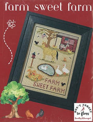 Farm Sweet Farm - Finally a Farmgirl - Cross Stitch Pattern, Needlecraft Patterns, The Crafty Grimalkin - A Cross Stitch Store