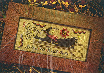 Stitch The Night Away - Homespun Elegance - Cross Stitch Pattern, Needlecraft Patterns, The Crafty Grimalkin - A Cross Stitch Store