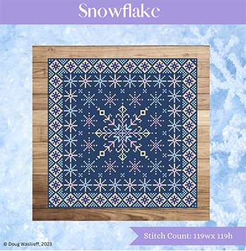 Snowflake - Shannon Christine Designs - Cross Stitch Pattern, Needlecraft Patterns, The Crafty Grimalkin - A Cross Stitch Store