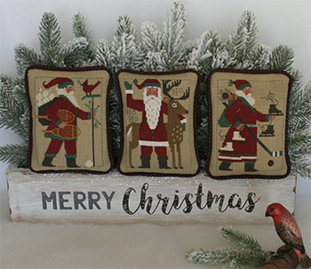 Santas Revisited XI (2009, 2011 & 2016) - The Prairie Schooler - Cross Stitch Pattern, Needlecraft Patterns, The Crafty Grimalkin - A Cross Stitch Store