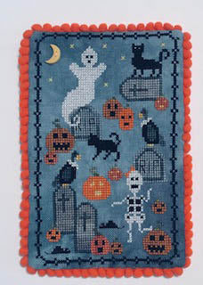 Graveyard Ghouls - Praiseworthy Stitches - Cross Stitch Pattern, Needlecraft Patterns, Needlecraft Patterns, The Crafty Grimalkin - A Cross Stitch Store