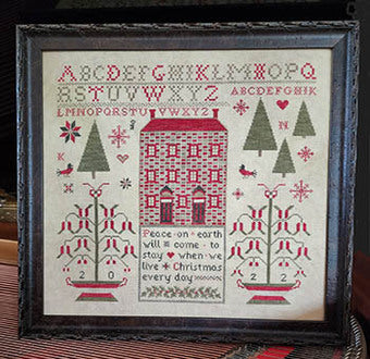 Peace on Earth - Samplers not Forgotten - Cross Stitch Pattern, Needlecraft Patterns, The Crafty Grimalkin - A Cross Stitch Store