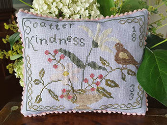 Scatter Kindness - Samplers not Forgotten - Cross Stitch Pattern, Needlecraft Patterns, The Crafty Grimalkin - A Cross Stitch Store