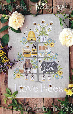 Celebrate the Bees -  Madame Chantilly - Cross Stitch Pattern