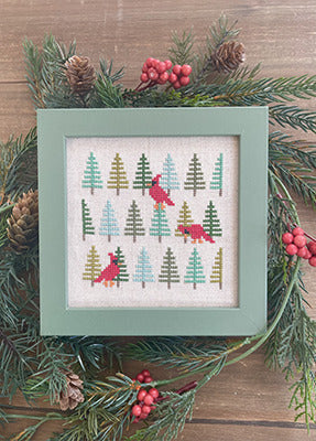 Winter Visitors - Petal Pusher - Cross Stitch Pattern