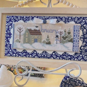 The January House - Luhu Stitches - Cross Stitch Pattern