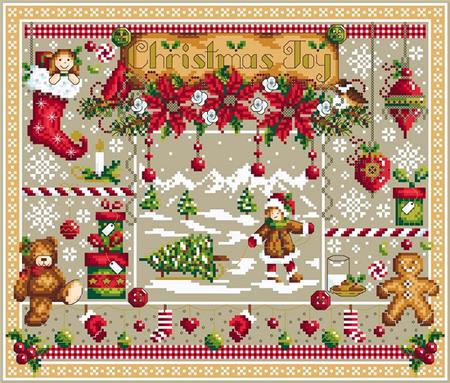 Christmas Joy - Shannon Christine Designs - Cross Stitch Pattern