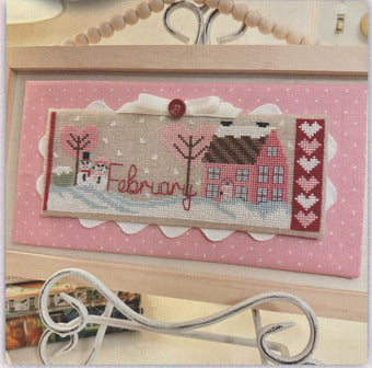 The February House - Luhu Stitches - Cross Stitch Pattern