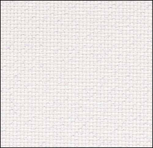 20 Count Aida - Opalescent/White Zweigart Cross Stitch Fabric