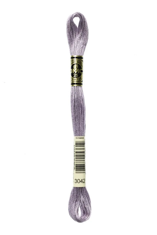 DMC 3042 - Antique Violet - Light - DMC 6 Strand Embroidery Thread, Thread & Floss, Thread & Floss, The Crafty Grimalkin - A Cross Stitch Store