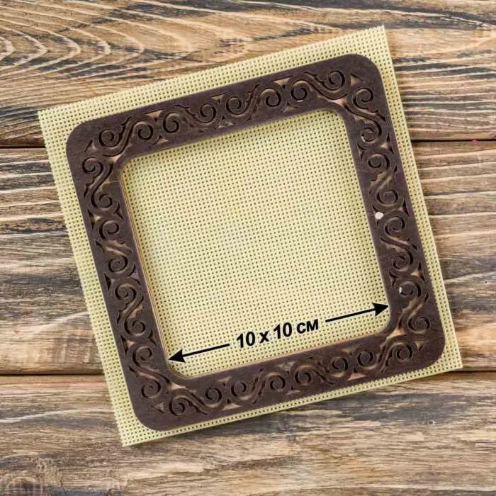 Magnetic embroidery hoops FLMP-006 (10*10 cm), The Crafty Grimalkin - A Cross Stitch Store