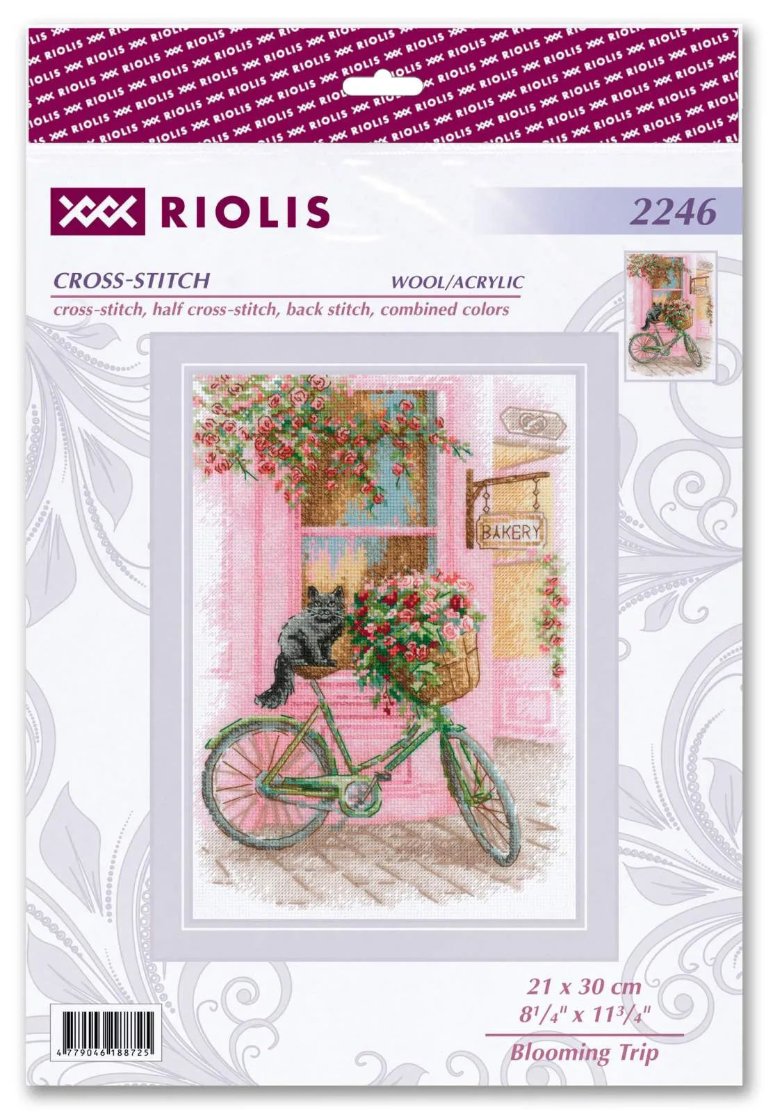 Blooming Trip R2246 Counted Cross Stitch Kit, Needlecraft Kits, Needlecraft Kits, The Crafty Grimalkin - A Cross Stitch Store