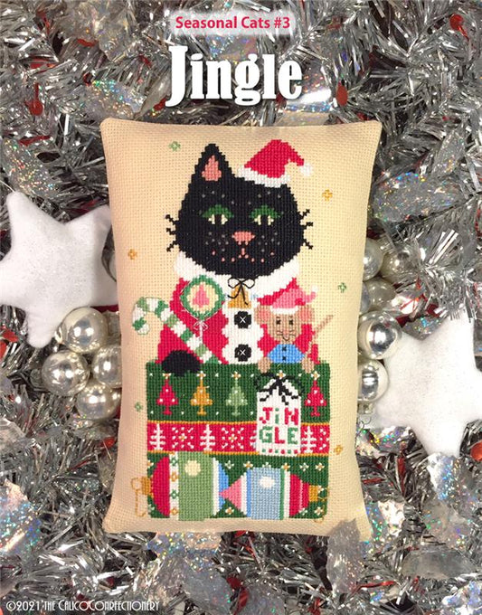 Jingle - Calico Confectionery - Cross Stitch Pattern, Needlecraft Patterns, Needlecraft Patterns, The Crafty Grimalkin - A Cross Stitch Store